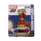 Marvel Go 1:64 Diecast Captain Marvel knight Speed Toy Car For Collection For Ages 3 Years And Up
